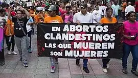 "In clandestine abortions, women are the ones that die"