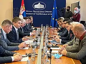 Meeting in the Government of Serbia on the occasion of the organization of the Traditional RTS Cross in Serbia and the Diaspora