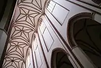 View of the church ceiling
