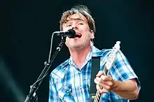 Adkins performing in 2018