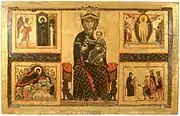 Altarpiece with scenes from the life of the Virgin, also signed by Ristoro