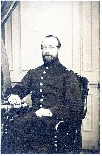 Alexander J. Harper in around 1864. Portrait photograph by Broadbent & Co., Philadelphia.