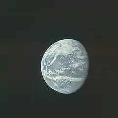 Image 91The Pacific Ocean, photograph taken from space by the Apollo 11 crew in July 1969 (from Pacific Ocean)