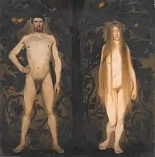 Adam and Eve, 1891