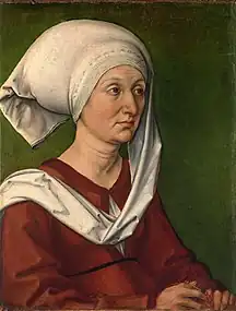 Portrait of Barbara Dürer, Albrecht's mother, c.&nbsp;1490