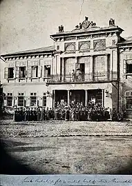 Neoclassical - Alexandru Ghica Palace, in the place where in now the Ministry of Agriculture and Rural Development (Bulevardul Carol I no. 4), Bucharest, unknown architect, 1837-demolished in 1890