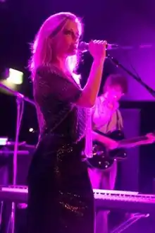 Alice Gun performing at the Natural History Museum as part of the Exhibition Road Festival, 21 June 2009