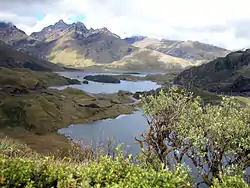 Laguna de Atillo in the  Guamote Canton, Sangay National Park