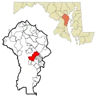 Location of Parole, Maryland