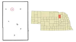 Location of Royal, Nebraska