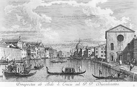 The Grand Canal from Santa Croce to the East.