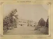 an old postcard of the Apponyi Castle