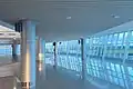 Corridor area and waiting room on the 2nd floor of Pattimura Airport