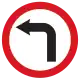 Turn left mandatory