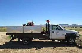 An Arizona State Parks truck.