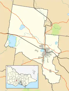 Redan is located in City of Ballarat