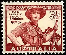 Image 8Australian Scouting stamp (from Scouting in popular culture)