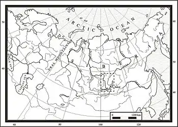 Map of Siberia