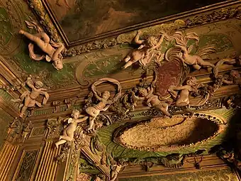 Rococo bedroom from the Ca' Sagredo in Venice, now in the Metropolitan Museum of Art, by Carpoforo Mazzetti Tencalla and Abbondio Stazio, c. 1720 or later