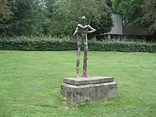 Statue of Nescio (1991) on the Rijksstraatweg