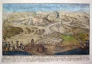 Austrian Siege of Belgrade in 1789.