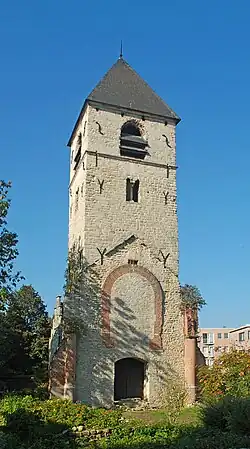 Old Romanesque tower in Lower Heembeek