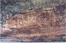 Image 3Rock Shelters of Bhimbetka, rock painting, Stone Age, India (from History of painting)