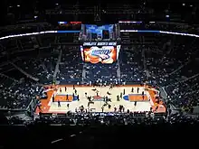 The arena during a Bobcats game in 2005
