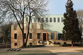 Manor house ruin with Kubus from southeast