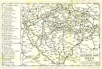 1883 railway map of Kingdom of Bohemia
