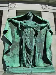 The New Life (1898), Bonney Memorial, Lowell Cemetery, Lowell, MA