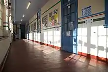 Corridors around the 'quads'