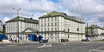 PKP Polskie Linie Kolejowe headquarters in Targowa Street in Warsaw (by Marian Lalewicz, 1928–31)