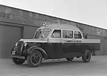 Image 2021937 Chevrolet bodied by Anco in Trondheim with an open cargo area integrated with the body. (from Bruck (vehicle))