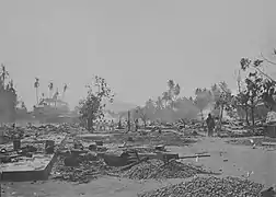 Devastation after the fire (ca. 1890–1920)