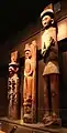 Salish wooden carvings at The Field Museum, Chicago