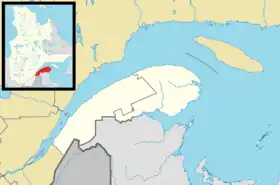 Esprit-Saint is located in Eastern Quebec
