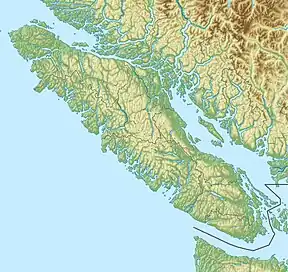 Mount Prevost is located in Vancouver Island