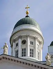 Main dome with a clock