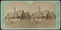 A stereoscope view of the Dairy (after 1870).