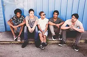 Chef'Special in 2015. From left to right: Guido Joseph, Wouter Heeren, Joshua Nolet, Wouter Jerry Prudon, and Jan Derks.