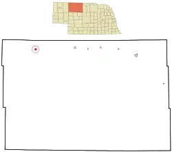 Location of Merriman, Nebraska