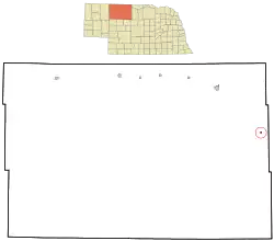 Location of Wood Lake, Nebraska