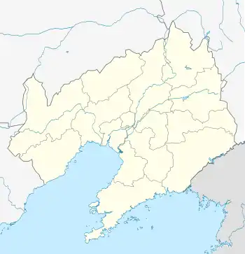 Diaobingshan is located in Liaoning