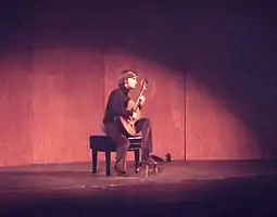 Parkening in concert, Bovard Auditorium, USC, 1975