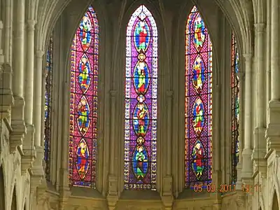 Lancet windows of the choir (19th c.)