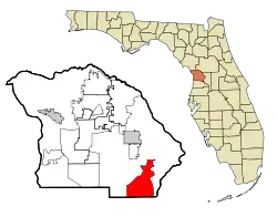 Location in Citrus County and the state of Florida