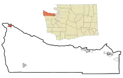 Location of Neah Bay, Washington