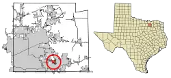 Location of St. Paul in Collin County, Texas