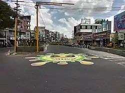 A road in Tiruppur during the COVID-19 lockdown